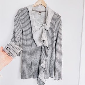 Free People | “We The Free” Women’s Stripped Zip-Up Cardigan